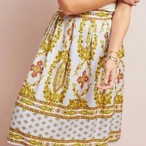 Anthropologie Echarp Skirt. Size 2. Light Purple, Pink, White & Yellow.